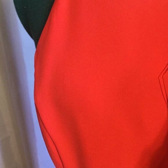 Sexy sleeveless red dress with front ruffle in size 14 by VINCE CAMUTO - Picture 8 of 14